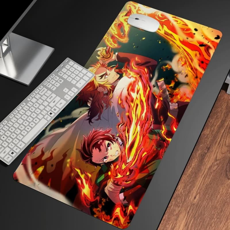 Tanjiro & Kyojuro Mauspad - Demon Slayer™