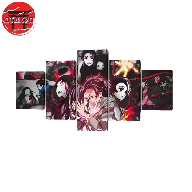 Tanjiro & Nezuko Gemälde - Demon Slayer™