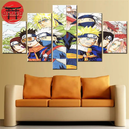 Team 7 1. und 2. Generation Gemälde - Naruto Shippuden™