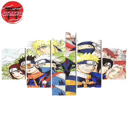 Team 7 1. und 2. Generation Gemälde - Naruto Shippuden™