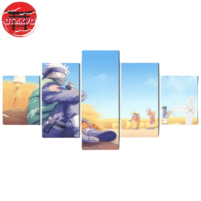 Team 7 Bauern Gemälde - Naruto Shippuden™