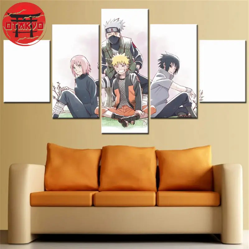 Team 7 Gemälde - Naruto Shippuden™
