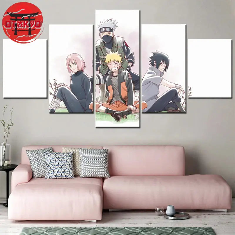 Team 7 Gemälde - Naruto Shippuden™
