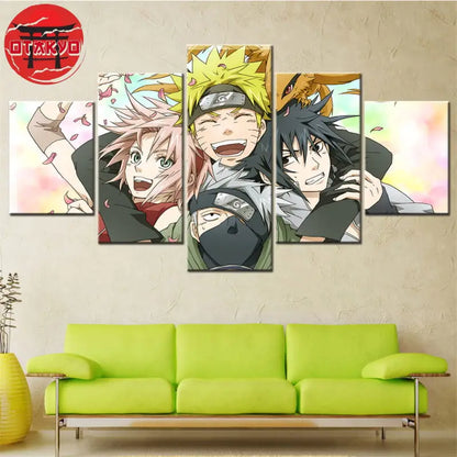 Team 7 Gemälde - Naruto Shippuden™