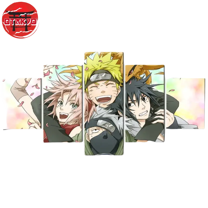 Team 7 Gemälde - Naruto Shippuden™
