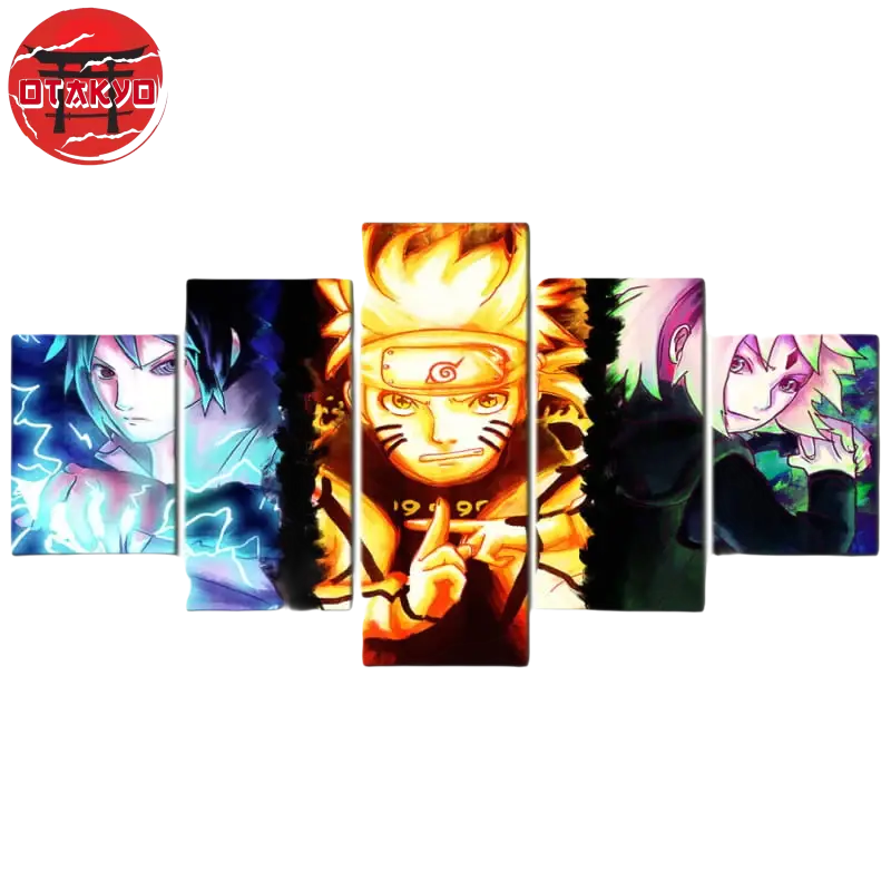 Team 7 Volle Kraft Gemälde - Naruto Shippuden™