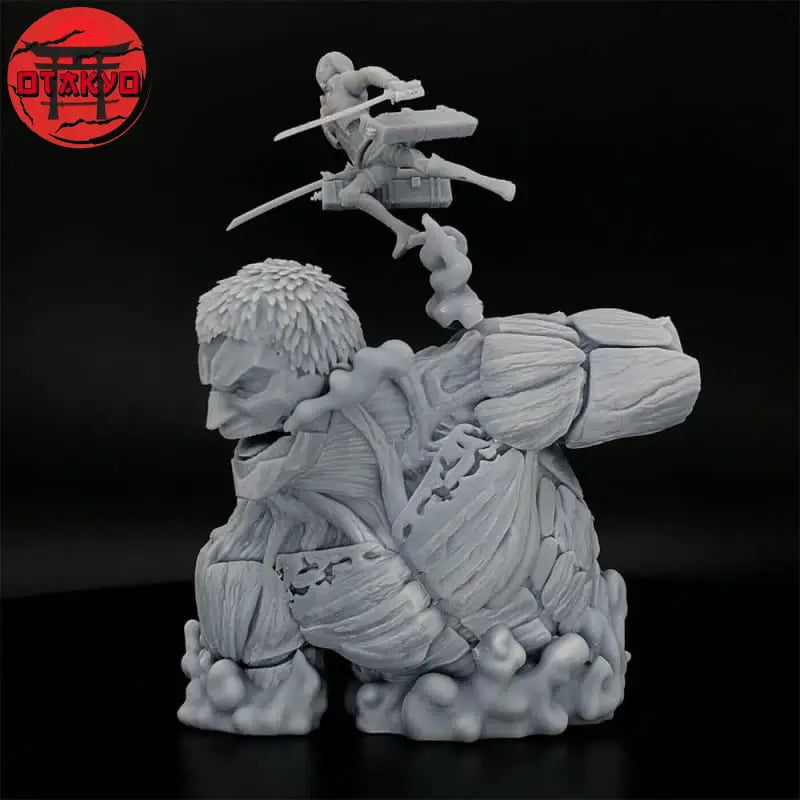Titan Cuirassé vs Mikasa Ackerman Figuren - Attack on Titan™