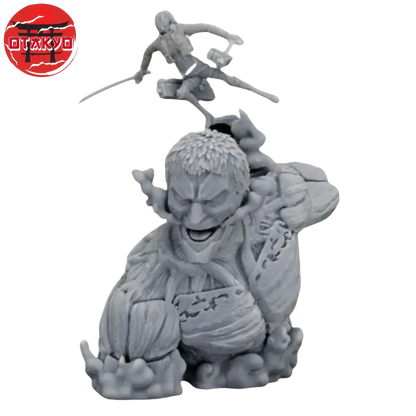 Titan Cuirassé vs Mikasa Ackerman Figuren - Attack on Titan™