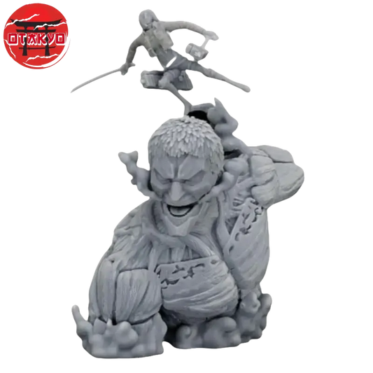 Titan Cuirassé vs Mikasa Ackerman Figuren - Attack on Titan™