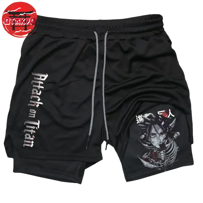 Titan Originel Schwarz Short - Attack on Titan™