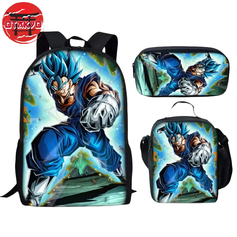 Vegeto Rucksack mit Federmäppchen und Tasche - Dragon Ball Z™